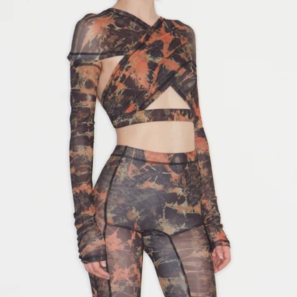 Stylish Multicolor Crop Top